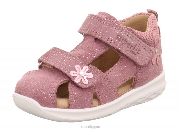 Superfit パープル/ピンク 赤ちゃん バンブルビー - ベルクロファスナー付きサンダル 28N2V214