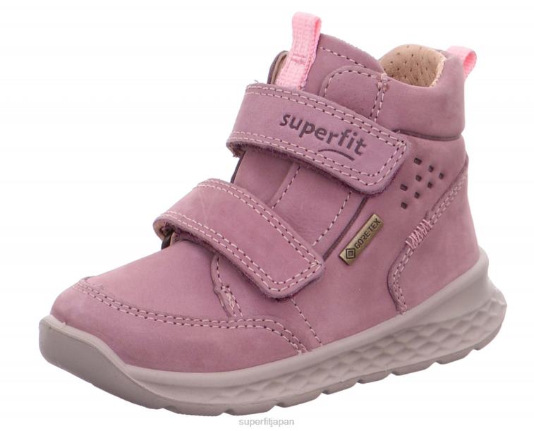 Superfit パープル/ピンク 赤ちゃん ブリーズ - ベルクロファスナー付きハイスニーカー 28N2V371