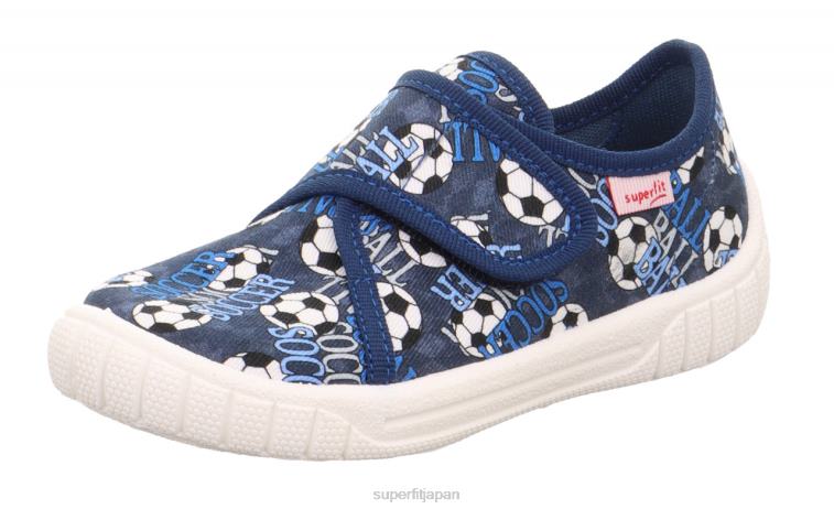 ブルー/マルチカラー