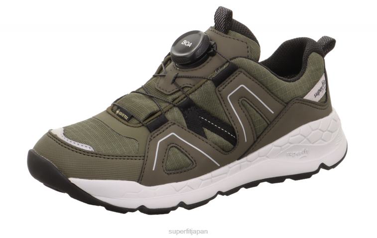 Superfit 緑/黒 幼児 フリーライド - ボアフィットシステムを備えたロースニーカー 28N2V894